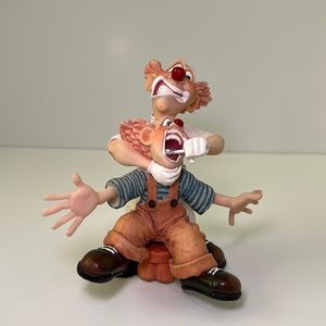 Slapstix Dentist & patient Clown figurine 1997
